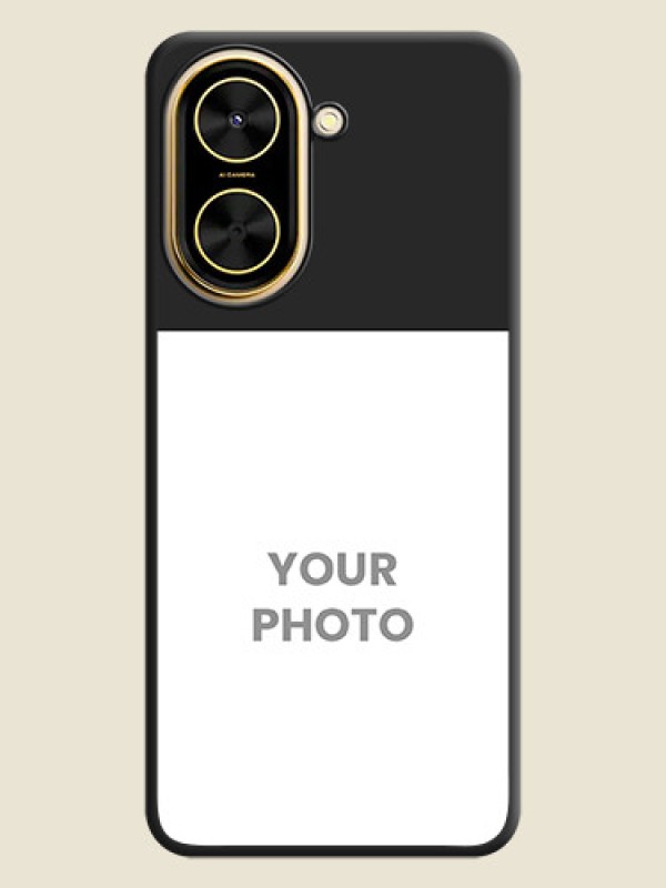 Custom Image Upload With Space Black Color On Custom Soft Matte Mobile Back Cover - Xiaomi Redmi A5 - alternate view