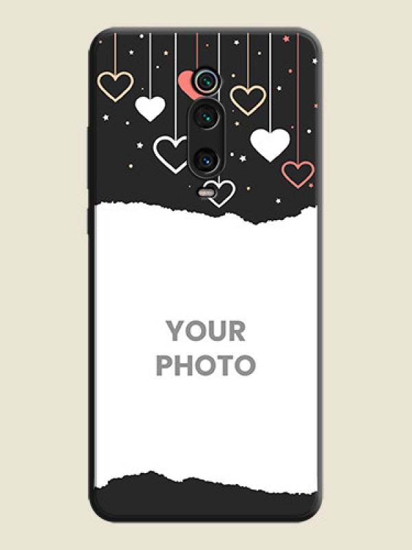 Custom Love Hangings with Splash Wave Picture on Space Black Custom Soft Matte Phone Back Cover - Redmi K20 Pro - alternate view