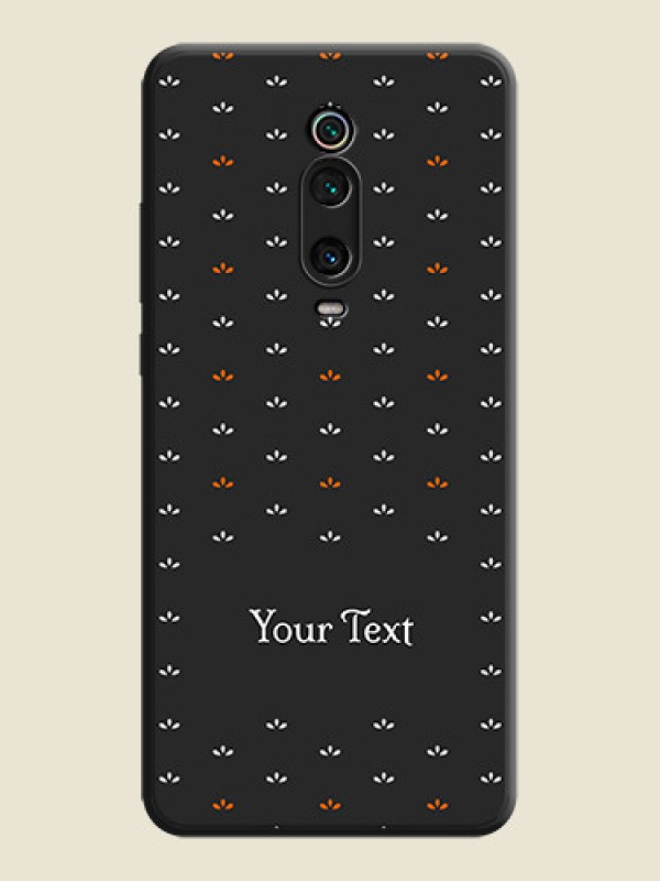 Custom Simple Pattern With Custom Text On Space Black Personalized Soft Matte Phone Covers -Xiaomi Redmi K20 Pro - alternate view