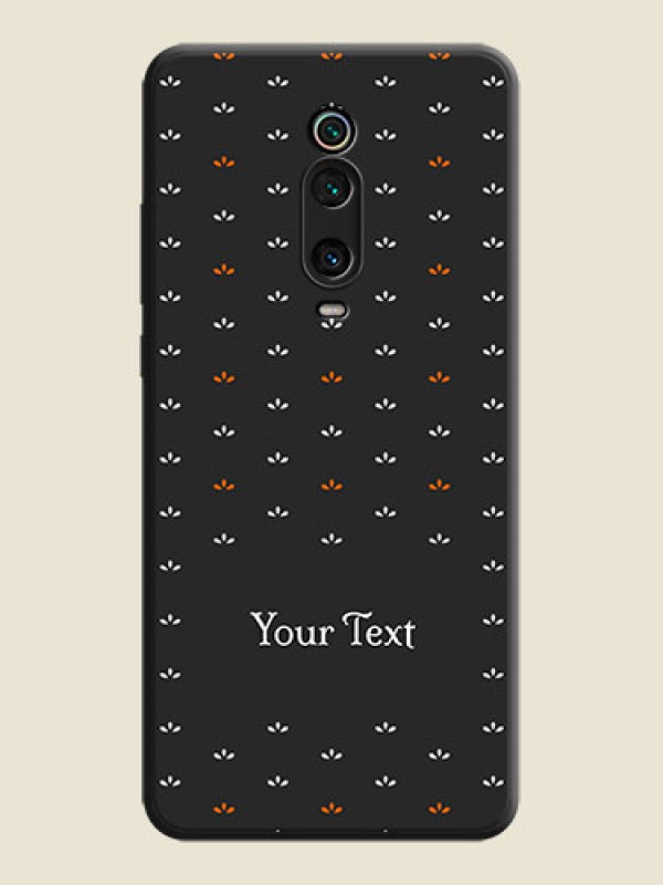 Custom Simple Pattern With Custom Text On Space Black Personalized Soft Matte Phone Covers -Xiaomi Redmi K20 - alternate view