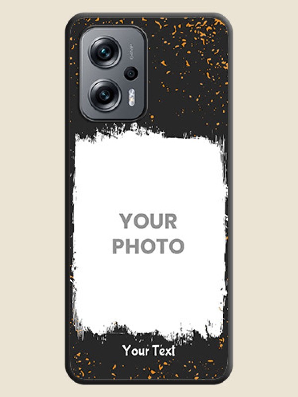 Custom Spray Free Design on Photo on Space Black Soft Matte Phone Cover - Xiaomi Redmi K50I 5G - alternate view