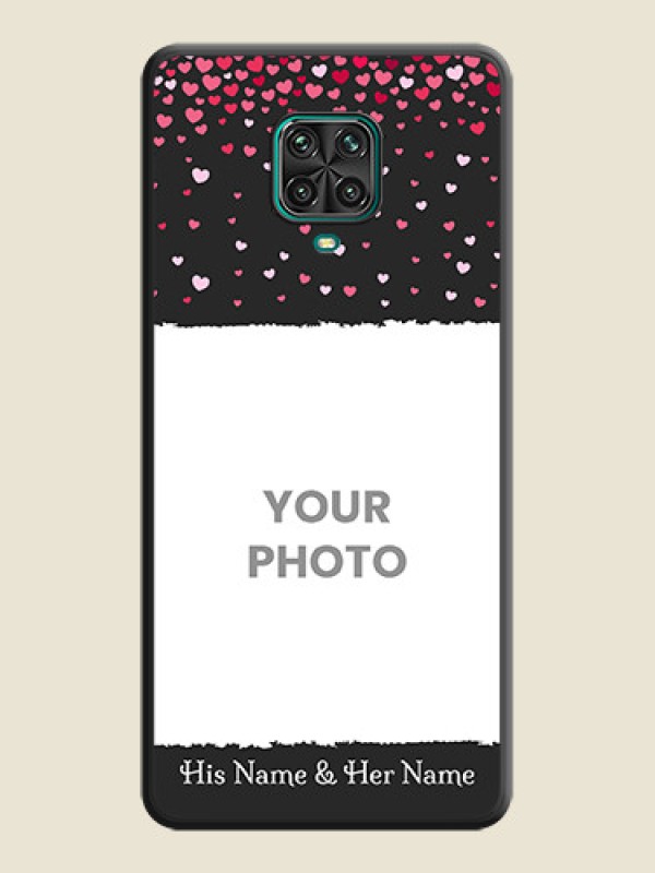 Custom Fall in Love with Your Partner  on Photo on Space Black Soft Matte Phone Cover - Redmi Note 10 Lite - alternate view