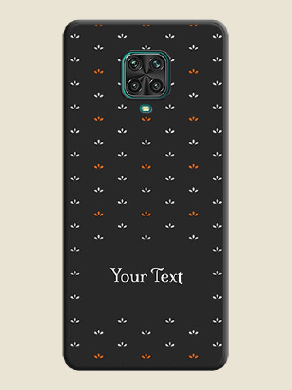 Custom Simple Pattern With Custom Text On Space Black Personalized Soft Matte Phone Covers -Xiaomi Redmi Note 10 Lite - alternate view