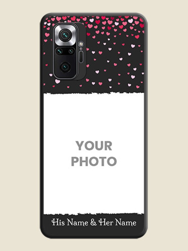 Custom Fall in Love with Your Partner  on Photo on Space Black Soft Matte Phone Cover - Redmi Note 10 Pro Max - alternate view