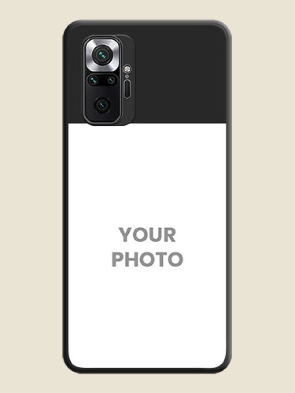Custom Image Upload With Space Black Color On Custom Soft Matte Mobile Back Cover - Xiaomi Redmi Note 10 Pro Max - alternate view