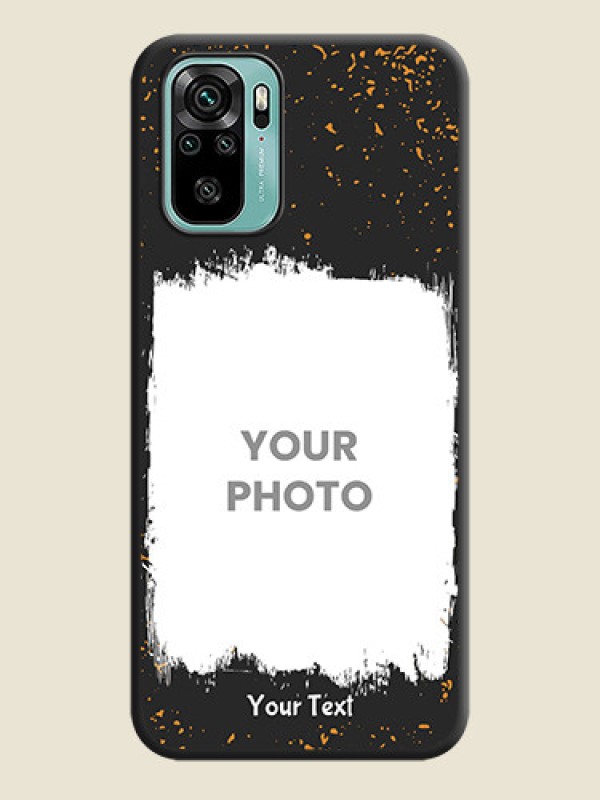 Custom Spray Free Design on Photo on Space Black Soft Matte Phone Cover - Redmi Note 10 - alternate view