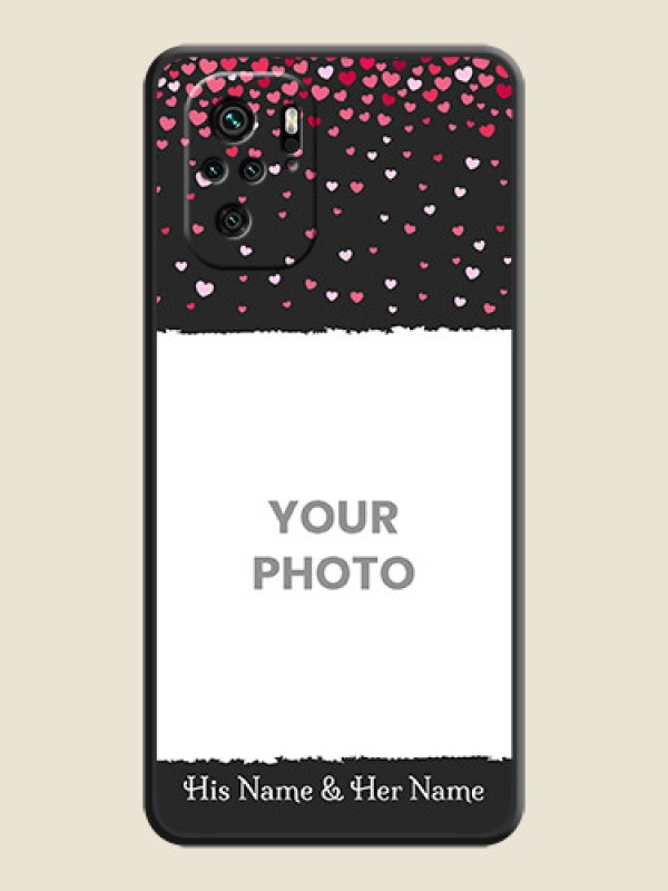 Custom Fall in Love with Your Partner  on Photo on Space Black Soft Matte Phone Cover - Redmi Note 11 Se - alternate view