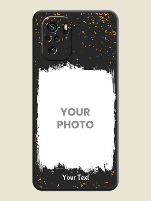 Custom Spray Free Design on Photo on Space Black Soft Matte Phone Cover - Redmi Note 11 Se - alternate view