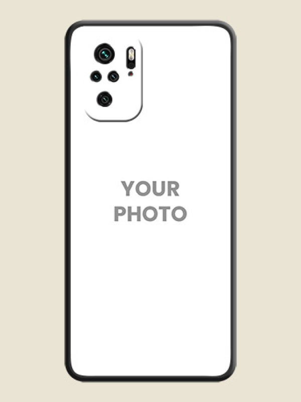 Custom Full Single Pic Upload On Space Black Personalized Soft Matte Phone Covers -Xiaomi Redmi Note 11 Se - alternate view