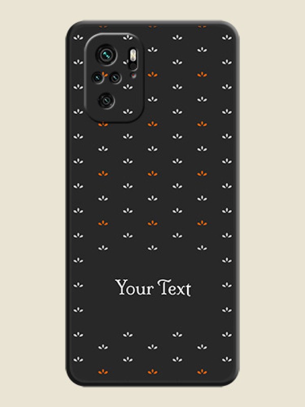 Custom Simple Pattern With Custom Text On Space Black Personalized Soft Matte Phone Covers -Xiaomi Redmi Note 11 Se - alternate view