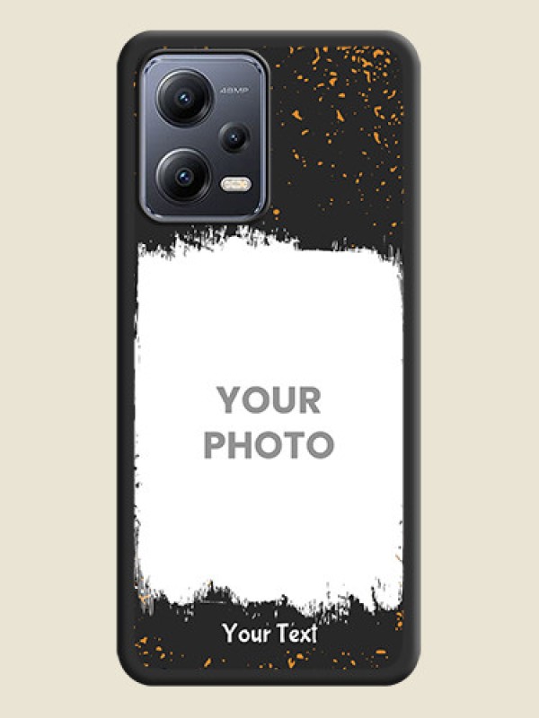 Custom Spray Free Design on Photo on Space Black Soft Matte Phone Cover - Xiaomi Redmi Note 12 Pro Plus 5G - alternate view