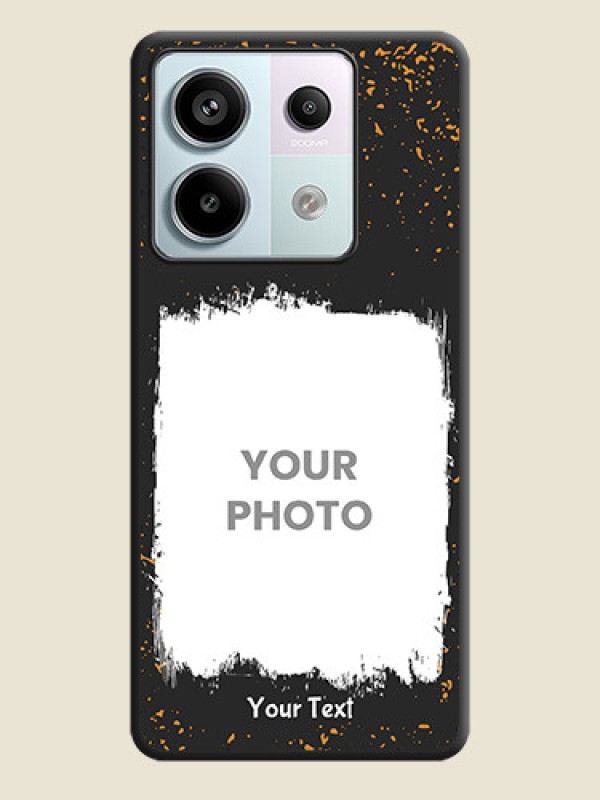 Custom Spray Free Design - Photo on Space Black Soft Matte Phone Cover - Redmi Note 13 Pro 5G - alternate view