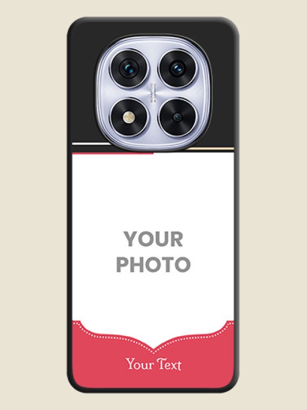 Custom Classic Plain Design with Name On Space Black Custom Soft Matte Mobile Back Cover - Redmi Note 14 Pro 5G - alternate view