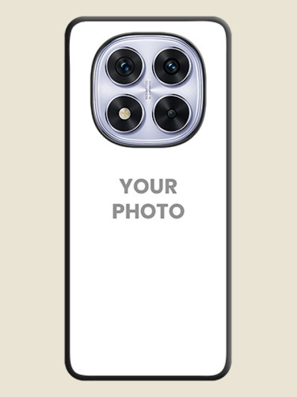 Custom Full Single Pic Upload On Space Black Custom Soft Matte Mobile Back Cover - Redmi Note 14 Pro 5G - alternate view