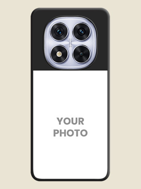 Custom Image Upload With Space Black Color On Custom Soft Matte Mobile Back Cover - Xiaomi Redmi Note 14 Pro 5G - alternate view