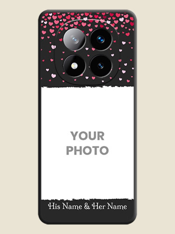Custom Fall in Love with Your Partner on Photo On Space Black Custom Soft Matte Mobile Back Cover - Redmi Note 14 Pro Plus 5G - alternate view