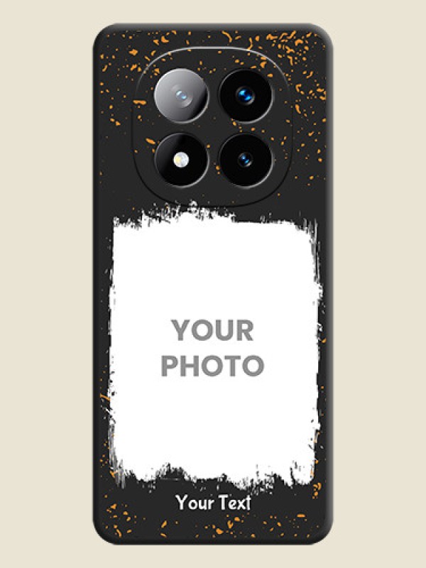 Custom Spray Free Design on Photo On Space Black Custom Soft Matte Mobile Back Cover - Redmi Note 14 Pro Plus 5G - alternate view