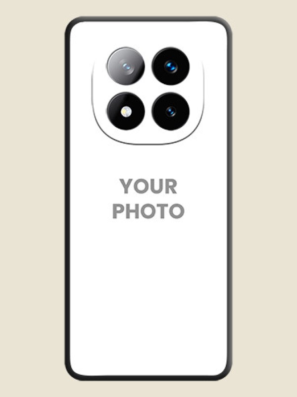 Custom Full Single Pic Upload On Space Black Custom Soft Matte Mobile Back Cover - Redmi Note 14 Pro Plus 5G - alternate view