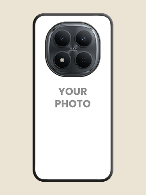 Custom Full Single Pic Upload On Space Black Custom Soft Matte Mobile Back Cover - Xiaomi Redmi Note 15 5G - alternate view