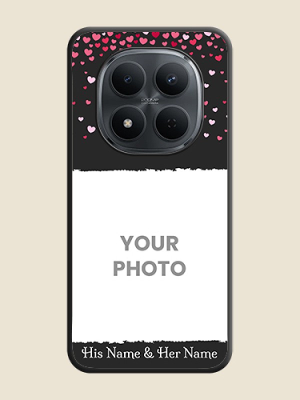 Custom Fall in Love with Your Partner on Photo On Space Black Custom Soft Matte Mobile Back Cover - Xiaomi Redmi Note 15 Pro 5G - alternate view