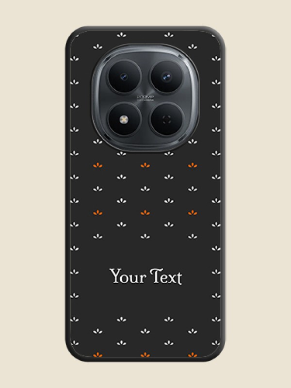 Custom Simple Pattern With Custom Text On Space Black Custom Soft Matte Mobile Back Cover - Xiaomi Redmi Note 15 Pro Plus 5G - alternate view