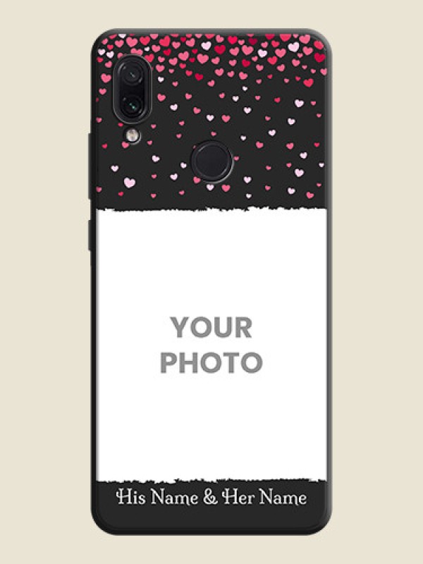 Custom Fall in Love with Your Partner  - Photo on Space Black Soft Matte Phone Cover - Redmi Note 7 - alternate view