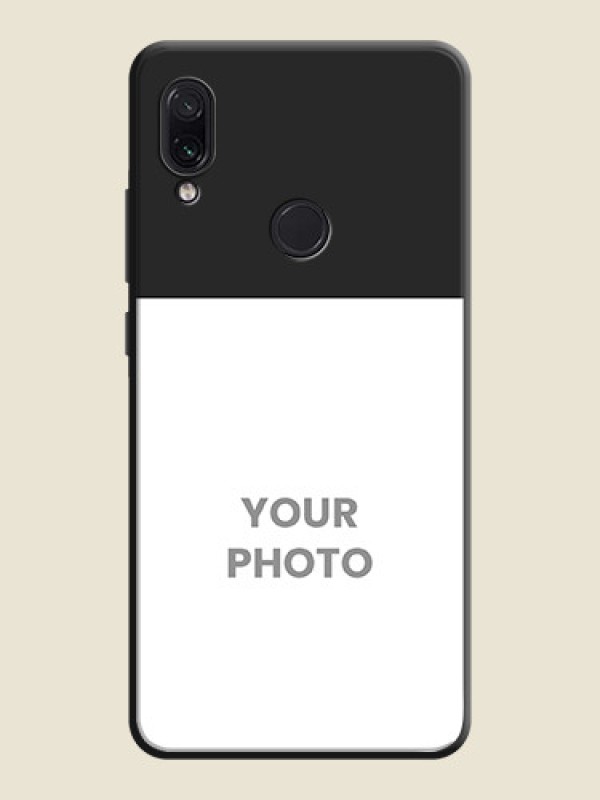Custom Image Upload With Space Black Color On Custom Soft Matte Mobile Back Cover - Xiaomi Redmi Note 7 - alternate view