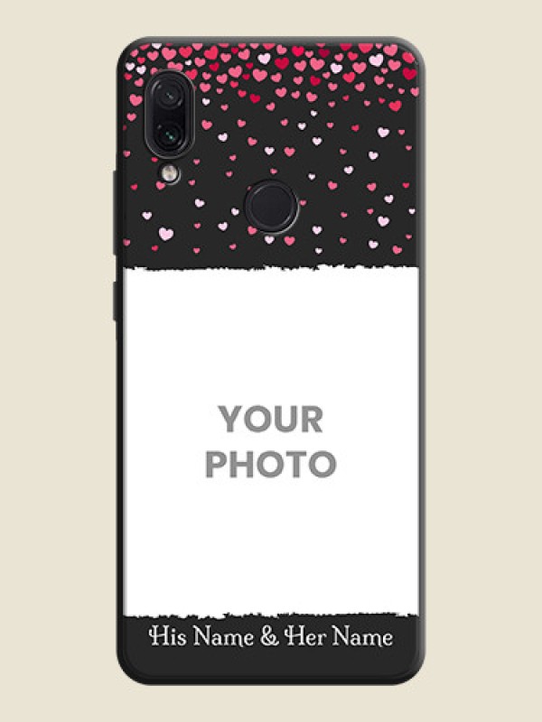 Custom Fall in Love with Your Partner  - Photo on Space Black Soft Matte Phone Cover - Redmi Note 7S - alternate view