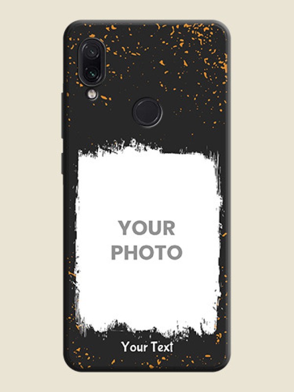 Custom Spray Free Design - Photo on Space Black Soft Matte Phone Cover - Redmi Note 7S - alternate view