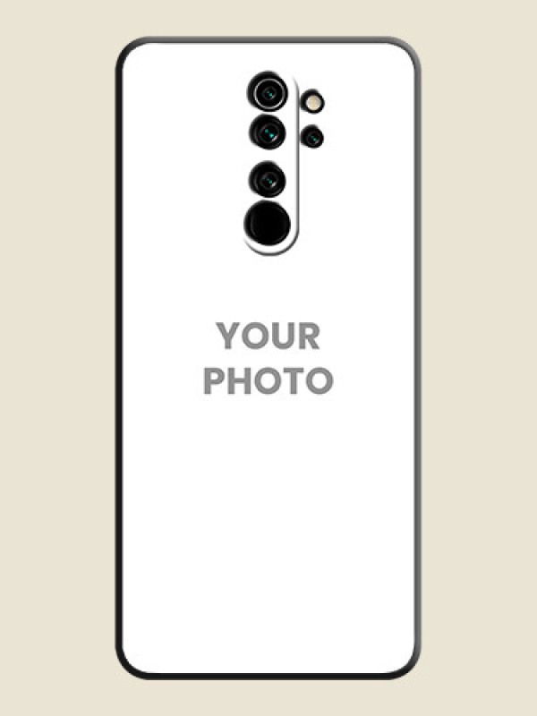 Custom Full Single Pic Upload On Space Black Personalized Soft Matte Phone Covers -Xiaomi Redmi Note 8 Pro - alternate view