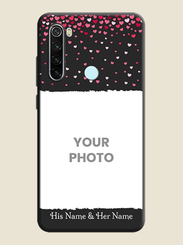 Custom Fall in Love with Your Partner  - Photo on Space Black Soft Matte Phone Cover - Redmi Note 8 - alternate view