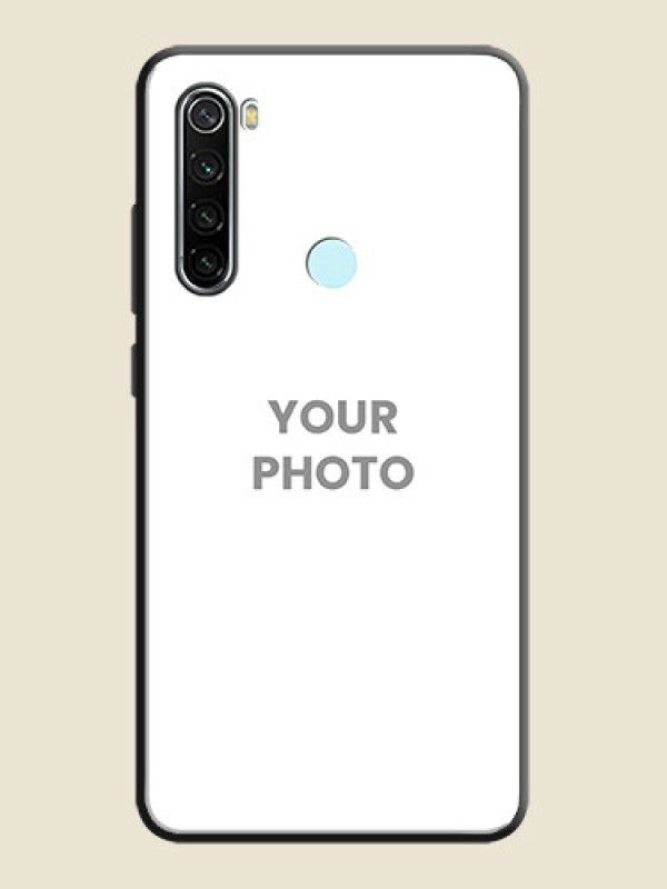 Custom Full Single Pic Upload On Space Black Personalized Soft Matte Phone Covers -Xiaomi Redmi Note 8 - alternate view