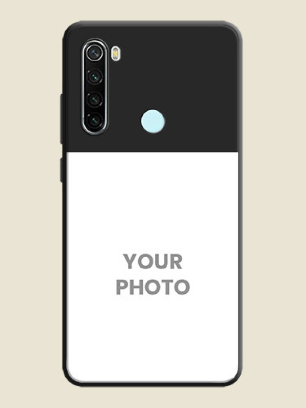 Custom Image Upload With Space Black Color On Custom Soft Matte Mobile Back Cover - Xiaomi Redmi Note 8 - alternate view