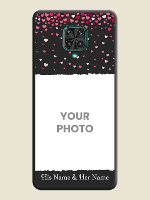 Custom Fall in Love with Your Partner  on Photo on Space Black Soft Matte Phone Cover - Redmi Note 9 Pro Max - alternate view