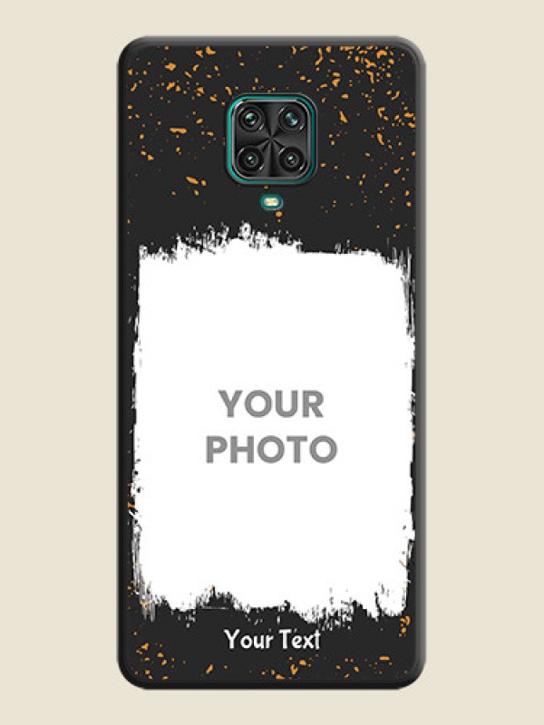 Custom Spray Free Design on Photo on Space Black Soft Matte Phone Cover - Redmi Note 9 Pro Max - alternate view