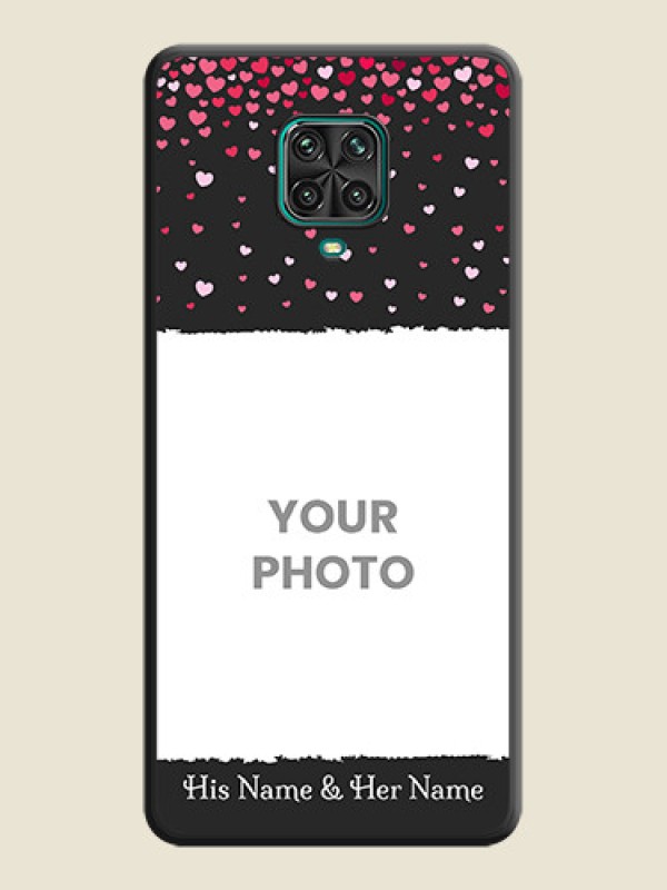 Custom Fall in Love with Your Partner  on Photo on Space Black Soft Matte Phone Cover - Redmi Note 9 Pro - alternate view