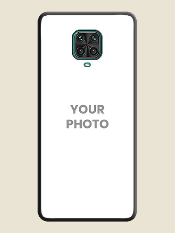 Custom Full Single Pic Upload On Space Black Personalized Soft Matte Phone Covers -Xiaomi Redmi Note 9 Pro - alternate view