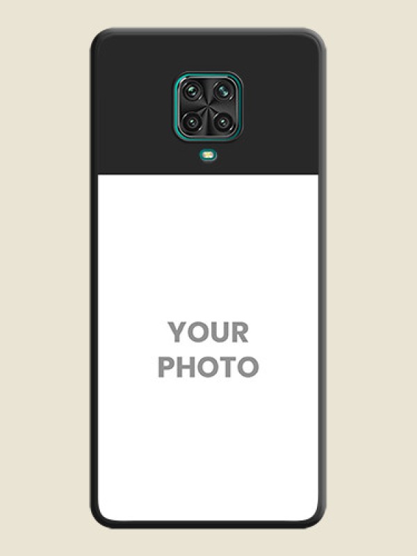 Custom Image Upload With Space Black Color On Custom Soft Matte Mobile Back Cover - Xiaomi Redmi Note 9 Pro - alternate view