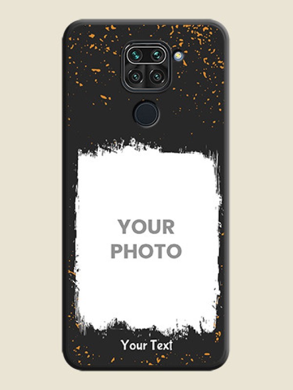 Custom Spray Free Design on Photo on Space Black Soft Matte Phone Cover - Redmi Note 9 - alternate view