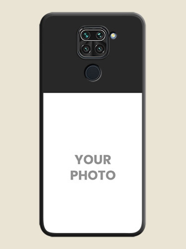 Custom Image Upload With Space Black Color On Custom Soft Matte Mobile Back Cover - Xiaomi Redmi Note 9 - alternate view