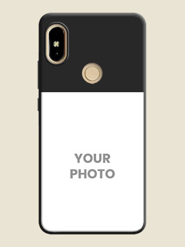 Custom Image Upload With Space Black Color On Custom Soft Matte Mobile Back Cover - Xiaomi Redmi S2 - alternate view