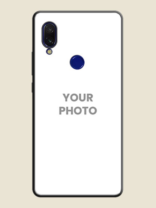 Custom Full Single Pic Upload On Space Black Personalized Soft Matte Phone Covers -Xiaomi Redmi Y3 - alternate view