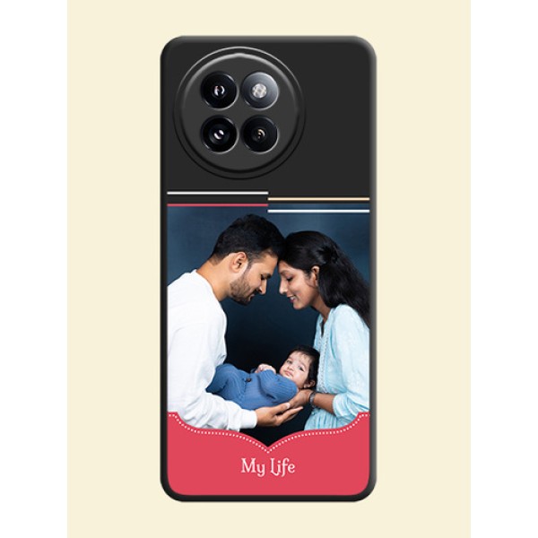 Classic Plain Design with Name On Space Black Custom Soft Matte Mobile Back Cover - Xiaomi 14 Civi Classic Plain Design with Name On Space Black Custom Soft Matte Mobile Back Cover - Xiaomi 14 Civi