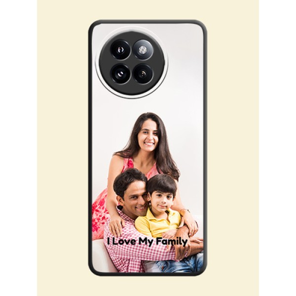 Full Single Pic Upload With Text On Space Black Custom Soft Matte Mobile Back Cover - Xiaomi 14 Civi Full Single Pic Upload With Text On Space Black Custom Soft Matte Mobile Back Cover - Xiaomi 14 Civi