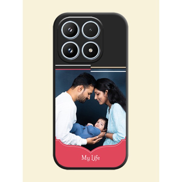 Classic Plain Design with Name On Space Black Custom Soft Matte Mobile Back Cover - Xiaomi 17 5G Classic Plain Design with Name On Space Black Custom Soft Matte Mobile Back Cover - Xiaomi 17 5G
