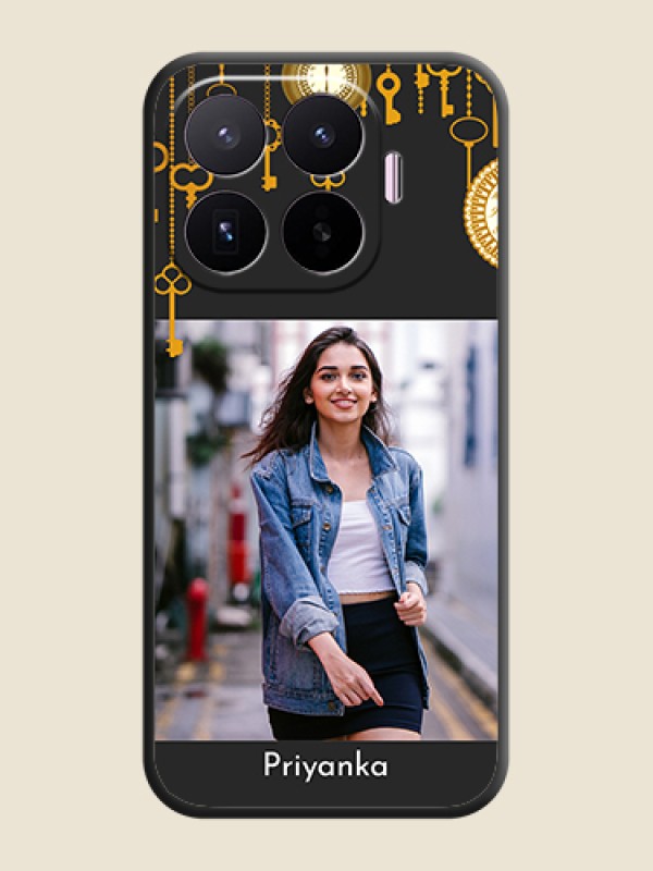 Decorative Design with Text On Space Black Custom Soft Matte Mobile Back Cover - Xiaomi 17T 5G