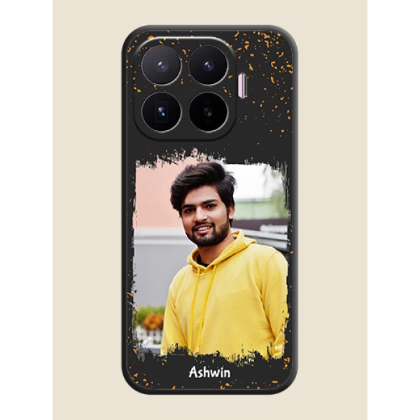 Spray Free Design on Photo On Space Black Custom Soft Matte Mobile Back Cover - Xiaomi 17T 5G Spray Free Design on Photo On Space Black Custom Soft Matte Mobile Back Cover - Xiaomi 17T 5G