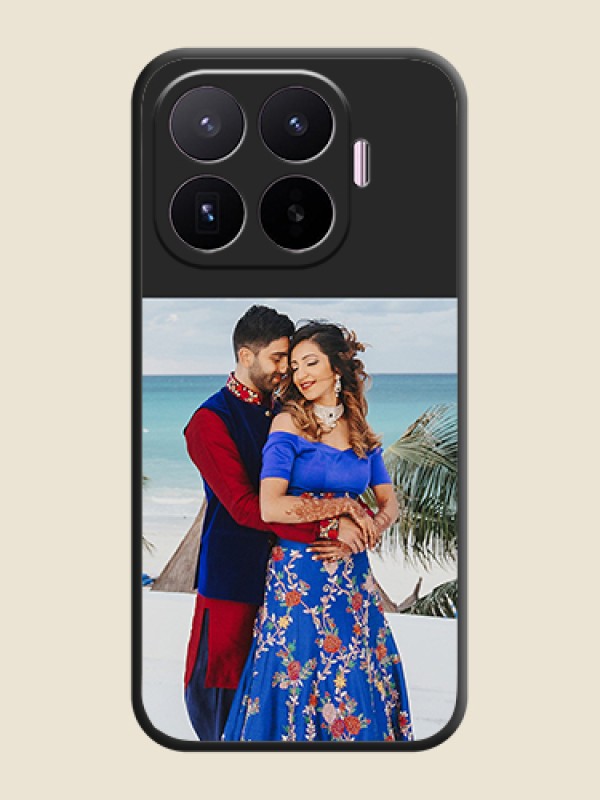 Image Upload With Space Black Color On Custom Soft Matte Mobile Back Cover - Xiaomi 17T 5G