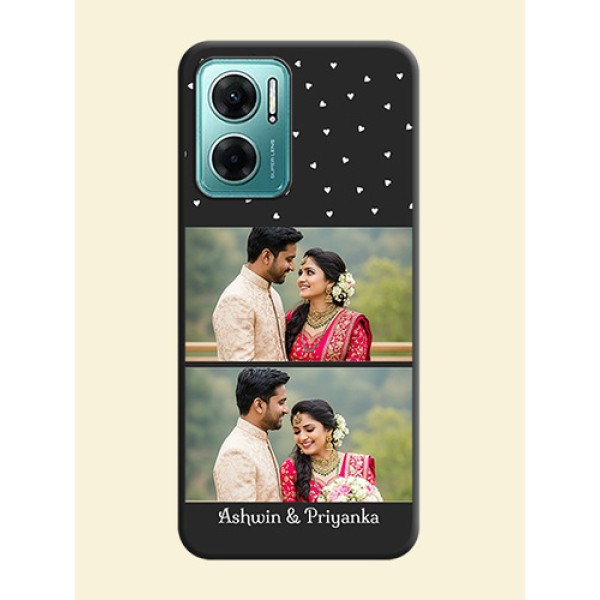 Miniature Love Symbols with Name on Space Black Custom Soft Matte Back Cover - Xiaomi Redmi 11 Prime 5G Miniature Love Symbols with Name on Space Black Custom Soft Matte Back Cover - Xiaomi Redmi 11 Prime 5G