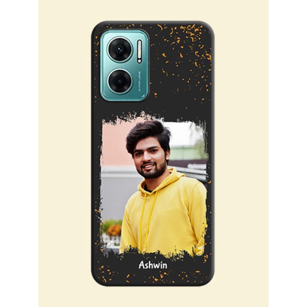 Spray Free Design on Photo on Space Black Soft Matte Phone Cover - Xiaomi Redmi 11 Prime 5G Spray Free Design on Photo on Space Black Soft Matte Phone Cover - Xiaomi Redmi 11 Prime 5G